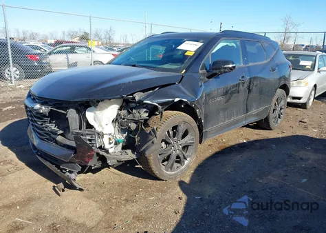 2021 Chevrolet Blazer Awd Rs z USA, uszkodzony, nr VIN 3GNKBKRS5MS536404